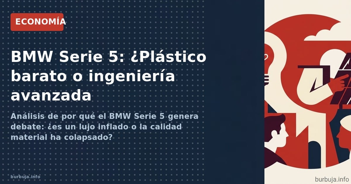 Análisis de por qué el BMW Serie 5 genera debate: ¿es un lujo inflado o la calidad material ha colapsado?