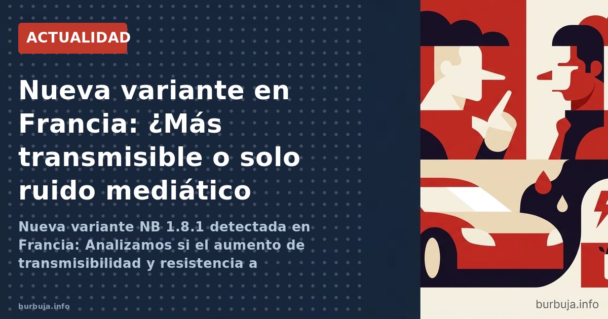 Nueva variante NB 1.8.1 detectada en Francia: Analizamos si el aumento de transmisibilidad y resistencia a anticuerpos justif