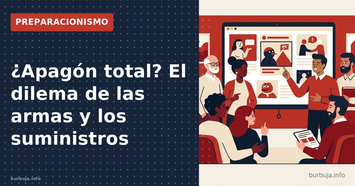 ¿Apagón total? El dilema de las armas y los suministros