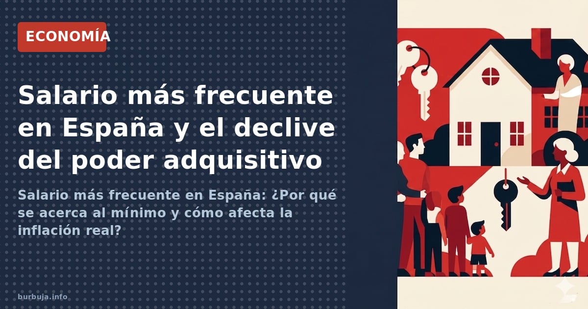 Salario más frecuente en España: ¿Por qué se acerca al mínimo y cómo afecta la inflación real?
