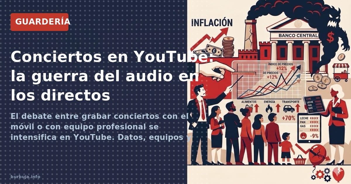 Conciertos en YouTube: pasión y derribo