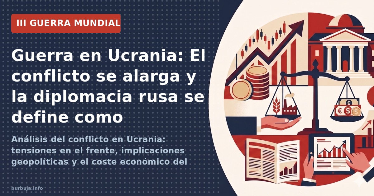 Análisis del conflicto en Ucrania: tensiones en el frente, implicaciones geopolíticas y el coste económico del rearme. La dip
