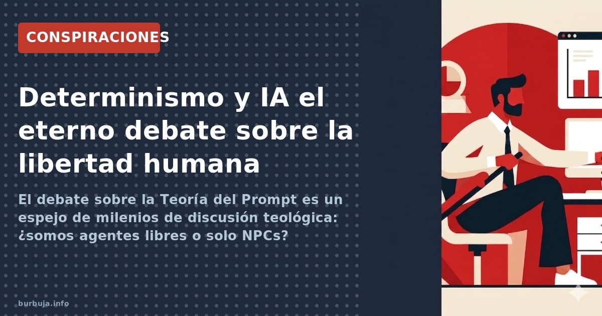 El debate sobre la Teoría del Prompt es un espejo de milenios de discusión teológica: ¿somos agentes libres o solo NPCs?