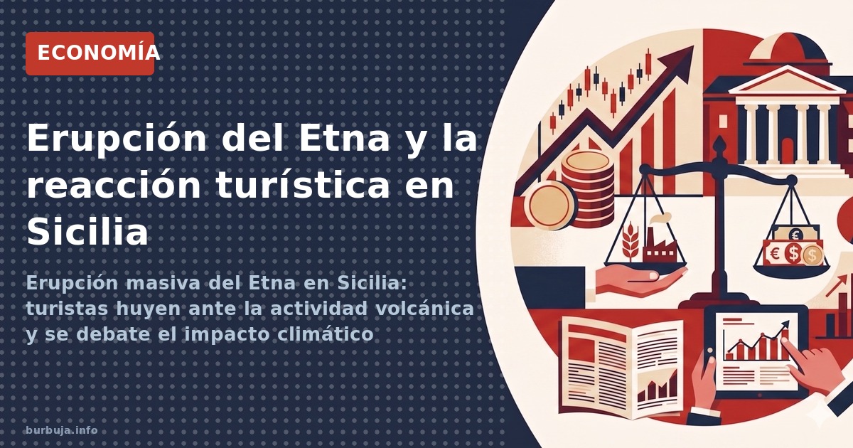 Erupción masiva del Etna en Sicilia: turistas huyen ante la actividad volcánica y se debate el impacto climático