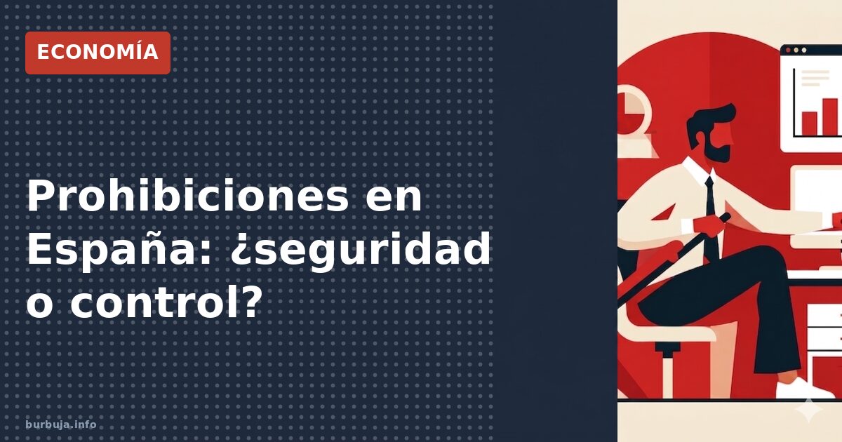 Prohibiciones en España: ¿seguridad o control?