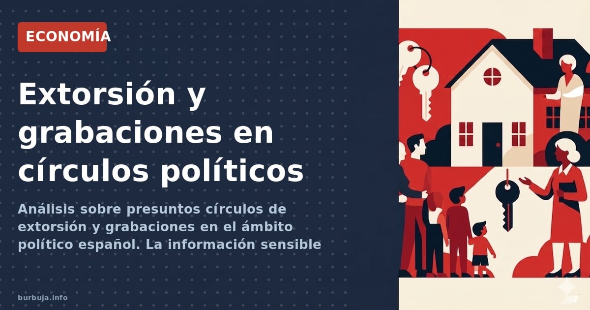 Análisis sobre presuntos círculos de extorsión y grabaciones en el ámbito político español. La información sensible como herr