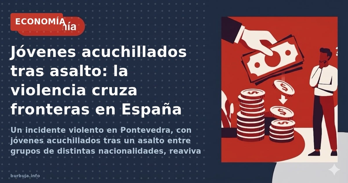 Un incidente violento en Pontevedra, con jóvenes acuchillados tras un asalto entre grupos de distintas nacionalidades, reaviv