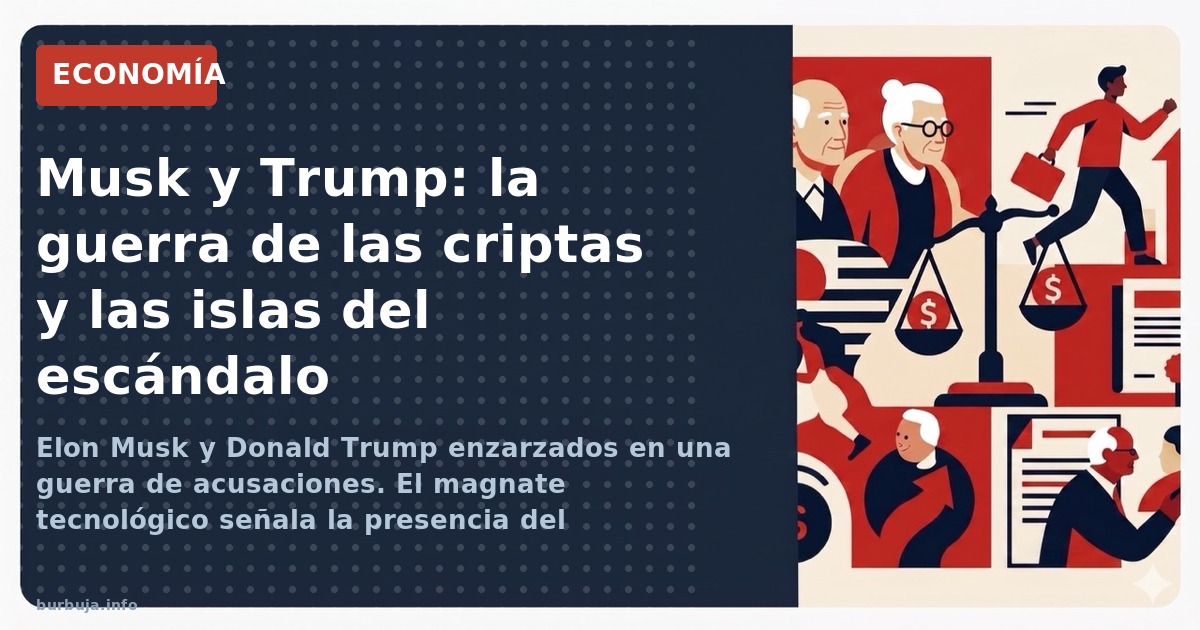 Elon Musk y Donald Trump enzarzados en una guerra de acusaciones. El magnate tecnológico señala la presencia del expresidente