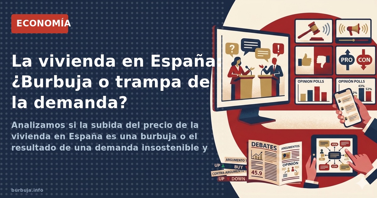Analizamos si la subida del precio de la vivienda en España es una burbuja o el resultado de una demanda insostenible y regul