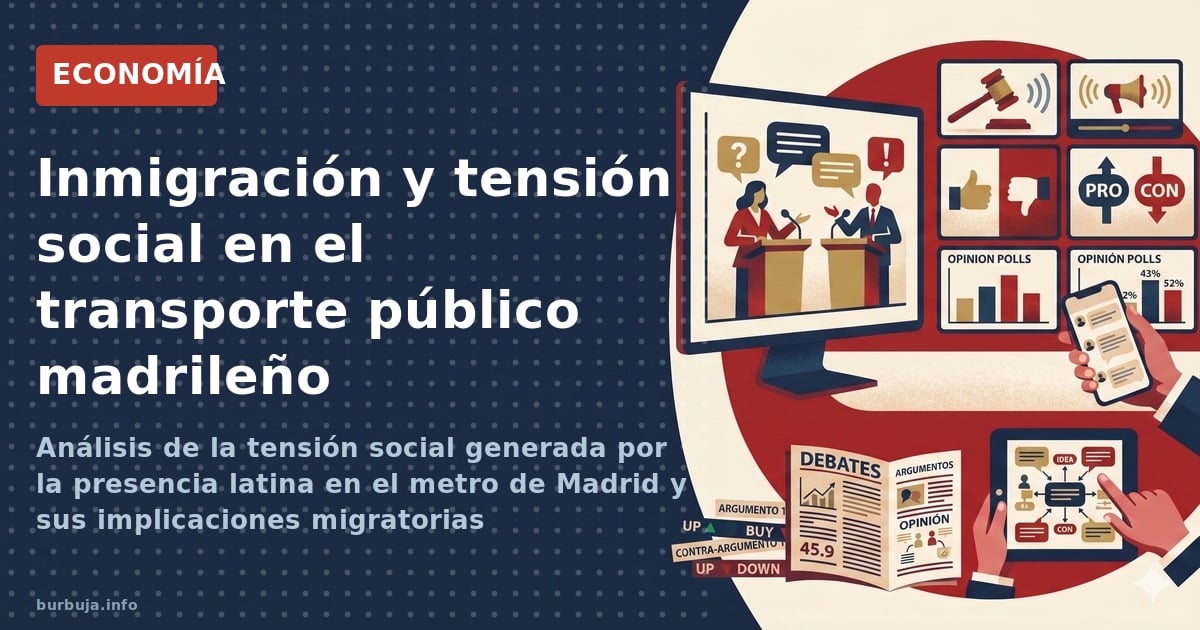Análisis de la tensión social generada por la presencia latina en el metro de Madrid y sus implicaciones migratorias