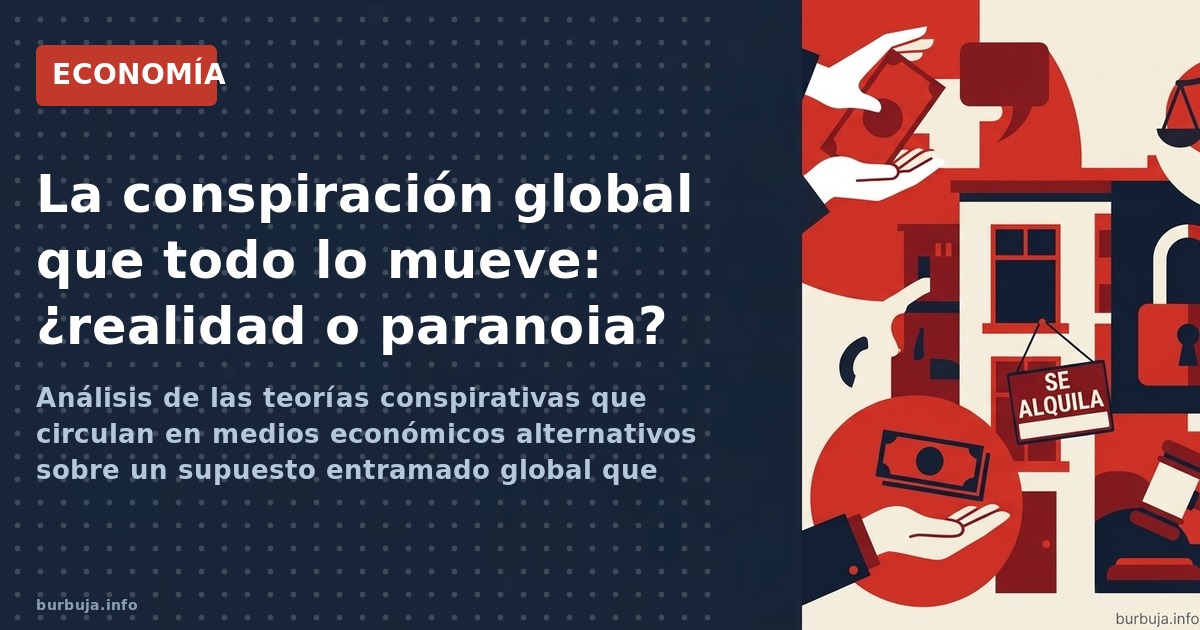 Análisis de las teorías conspirativas que circulan en medios económicos alternativos sobre un supuesto entramado global que c