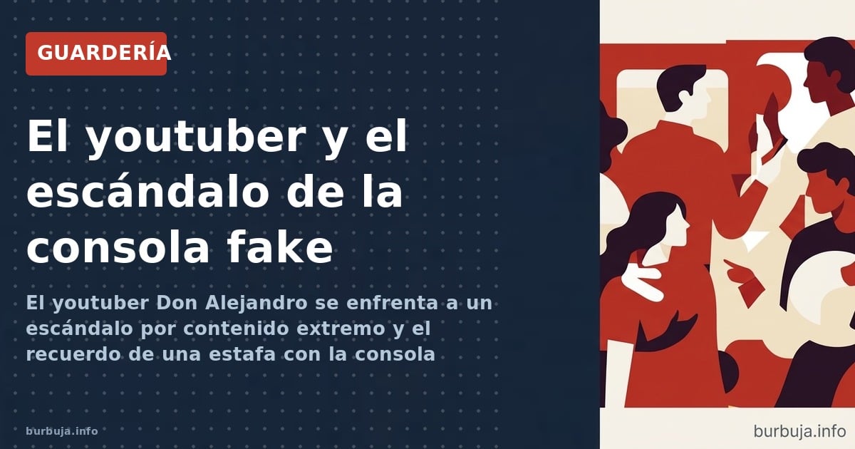 El youtuber Don Alejandro se enfrenta a un escándalo por contenido extremo y el recuerdo de una estafa con la consola SUPERSE