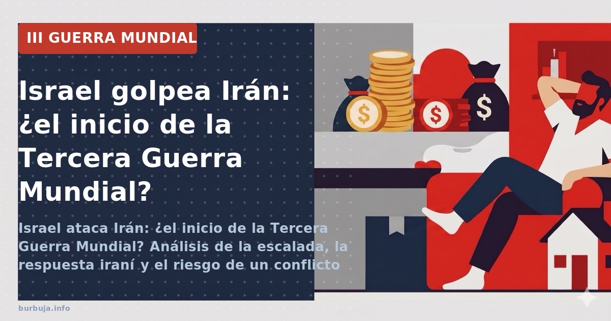 Israel ataca Irán: ¿el inicio de la Tercera Guerra Mundial? Análisis de la escalada, la respuesta iraní y el riesgo de un con