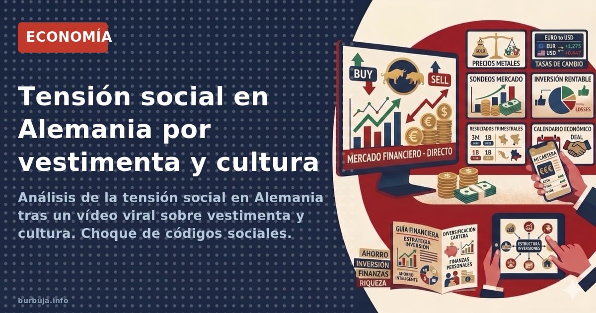 Análisis de la tensión social en Alemania tras un vídeo viral sobre vestimenta y cultura. Choque de códigos sociales.