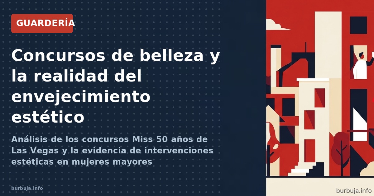 Análisis de los concursos Miss 50 años de Las Vegas y la evidencia de intervenciones estéticas en mujeres mayores