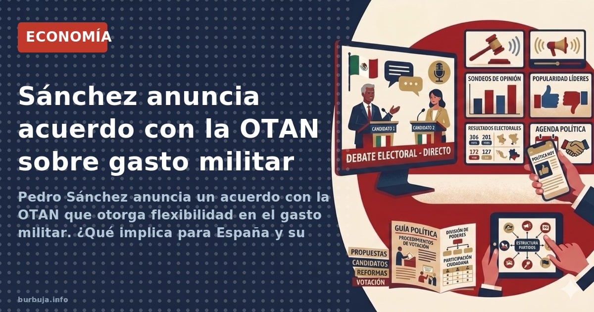 Pedro Sánchez anuncia un acuerdo con la OTAN que otorga flexibilidad en el gasto militar. ¿Qué implica para España y su econo
