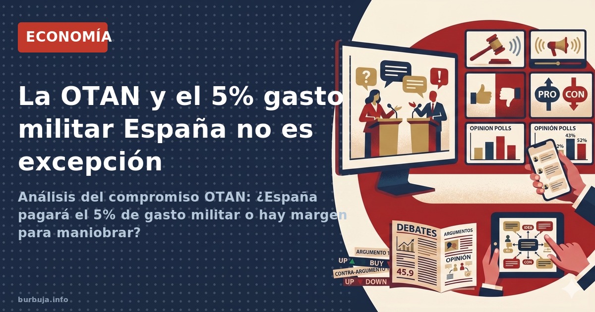 Análisis del compromiso OTAN: ¿España pagará el 5% de gasto militar o hay margen para maniobrar?