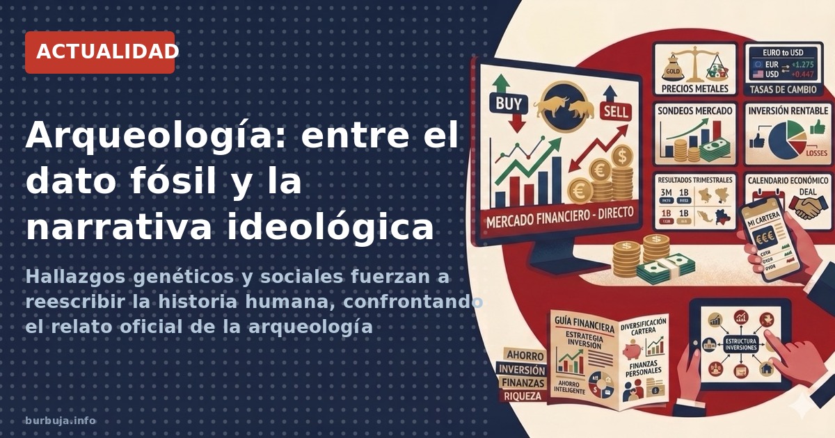 Hallazgos genéticos y sociales fuerzan a reescribir la historia humana, confrontando el relato oficial de la arqueología