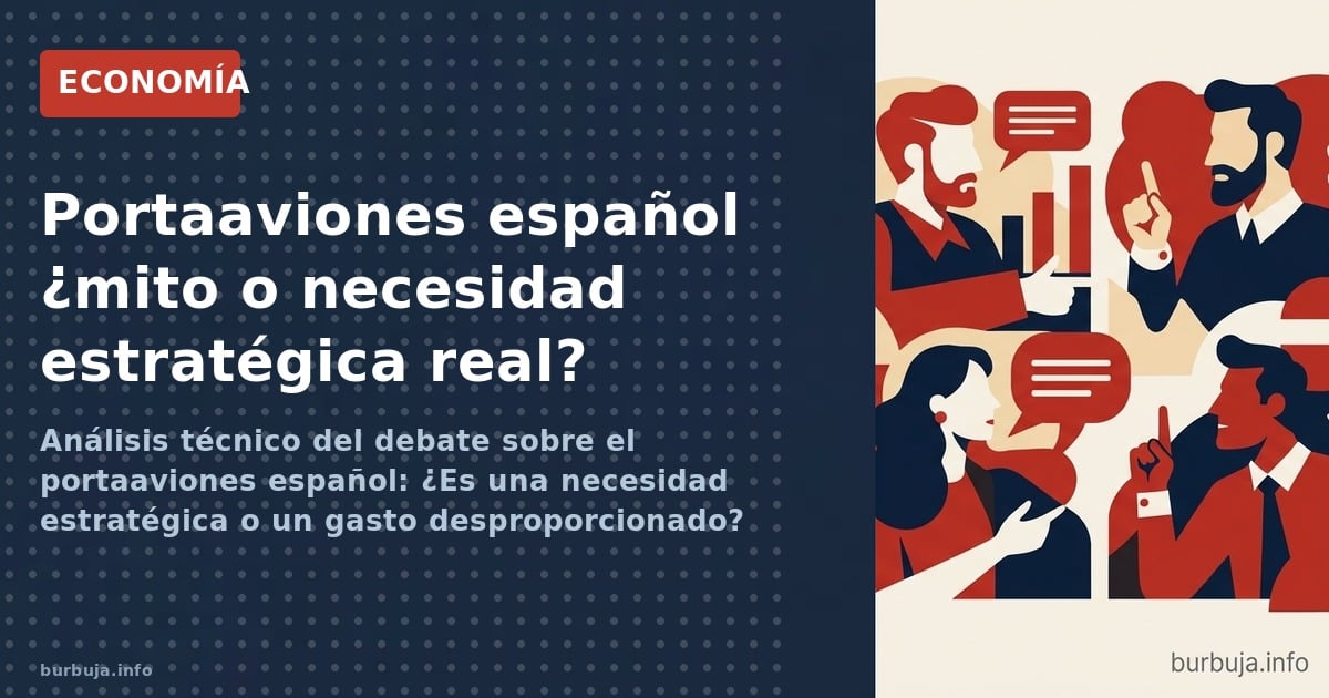 Análisis técnico del debate sobre el portaaviones español: ¿Es una necesidad estratégica o un gasto desproporcionado?