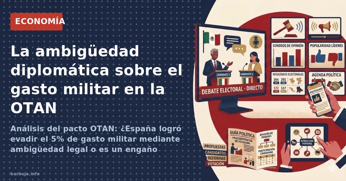 Análisis del pacto OTAN: ¿España logró evadir el 5% de gasto militar mediante ambigüedad legal o es un engaño presupuestario?