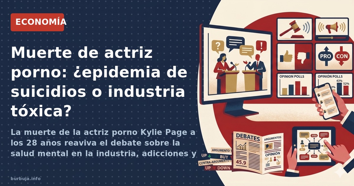 La muerte de la actriz porno Kylie Page a los 28 años reaviva el debate sobre la salud mental en la industria, adicciones y e