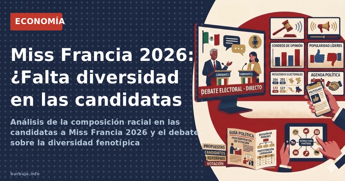 Análisis de la composición racial en las candidatas a Miss Francia 2026 y el debate sobre la diversidad fenotípica