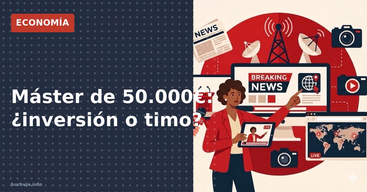 Máster de 50.000€: ¿inversión o timo?