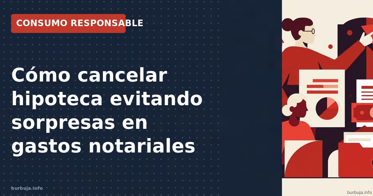 Guía práctica para cancelar hipoteca y ahorrar en gastos notariales y registrales sin caer en trampas bancarias