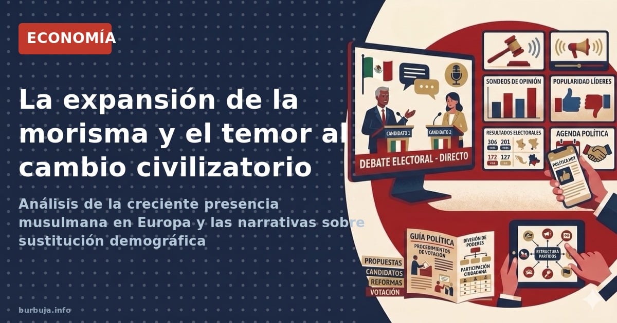 Análisis de la creciente presencia musulmana en Europa y las narrativas sobre sustitución demográfica