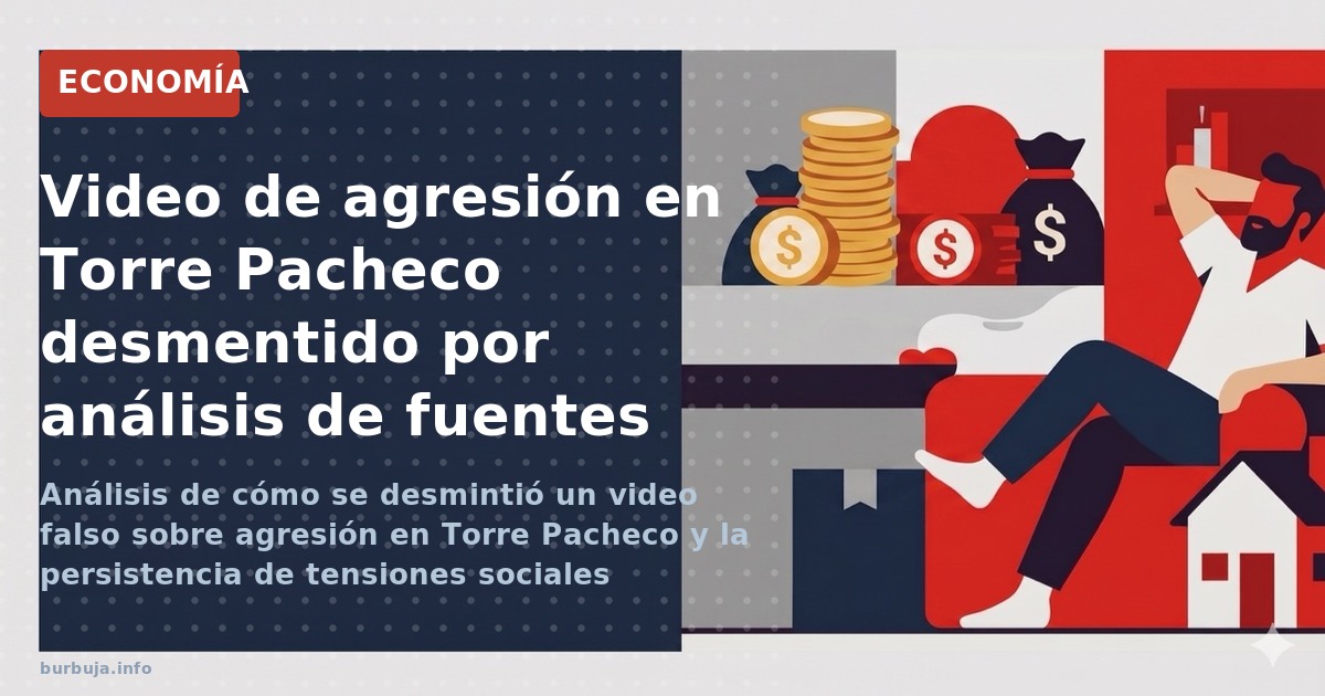 Análisis de cómo se desmintió un video falso sobre agresión en Torre Pacheco y la persistencia de tensiones sociales