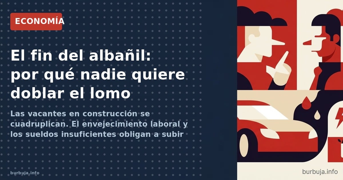 El fin del albañil: por qué nadie quiere doblar el lomo