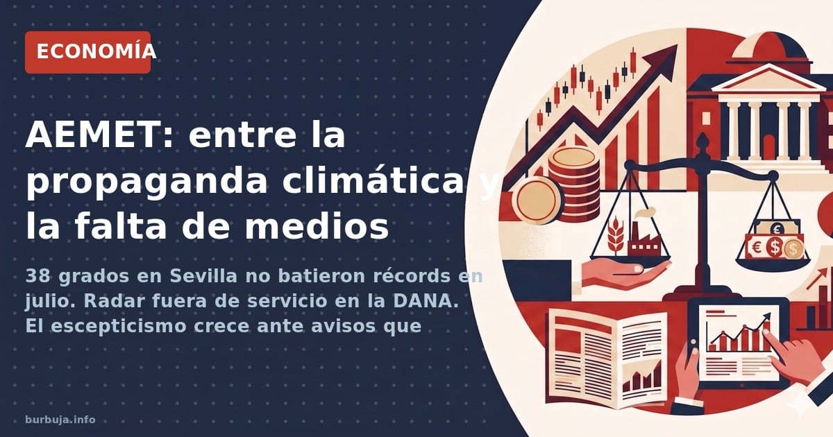 38 grados en Sevilla no batieron récords en julio. Radar fuera de servicio en la DANA. El escepticismo crece ante avisos que 