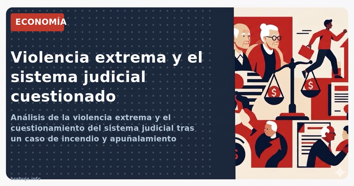 Análisis de la violencia extrema y el cuestionamiento del sistema judicial tras un caso de incendio y apuñalamiento