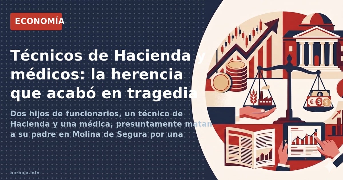 Dos hijos de funcionarios, un técnico de Hacienda y una médica, presuntamente matan a su padre en Molina de Segura por una di