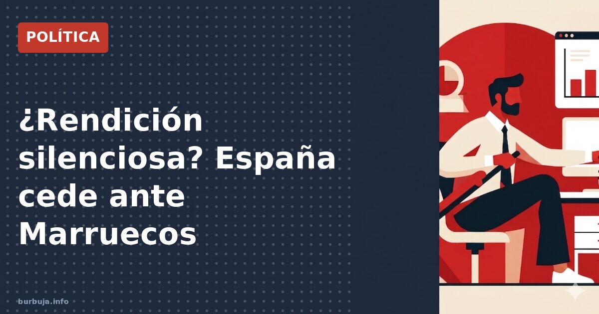 ¿Rendición silenciosa? España cede ante Marruecos