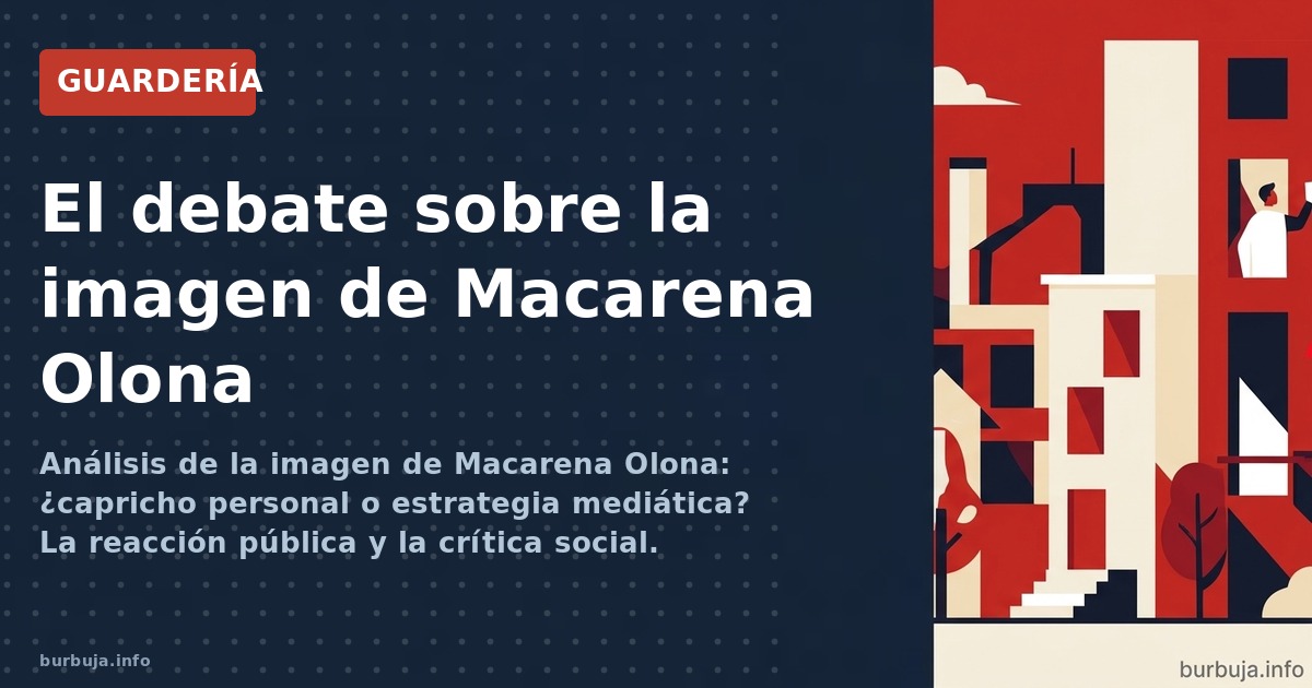 Análisis de la imagen de Macarena Olona: ¿capricho personal o estrategia mediática? La reacción pública y la crítica social.
