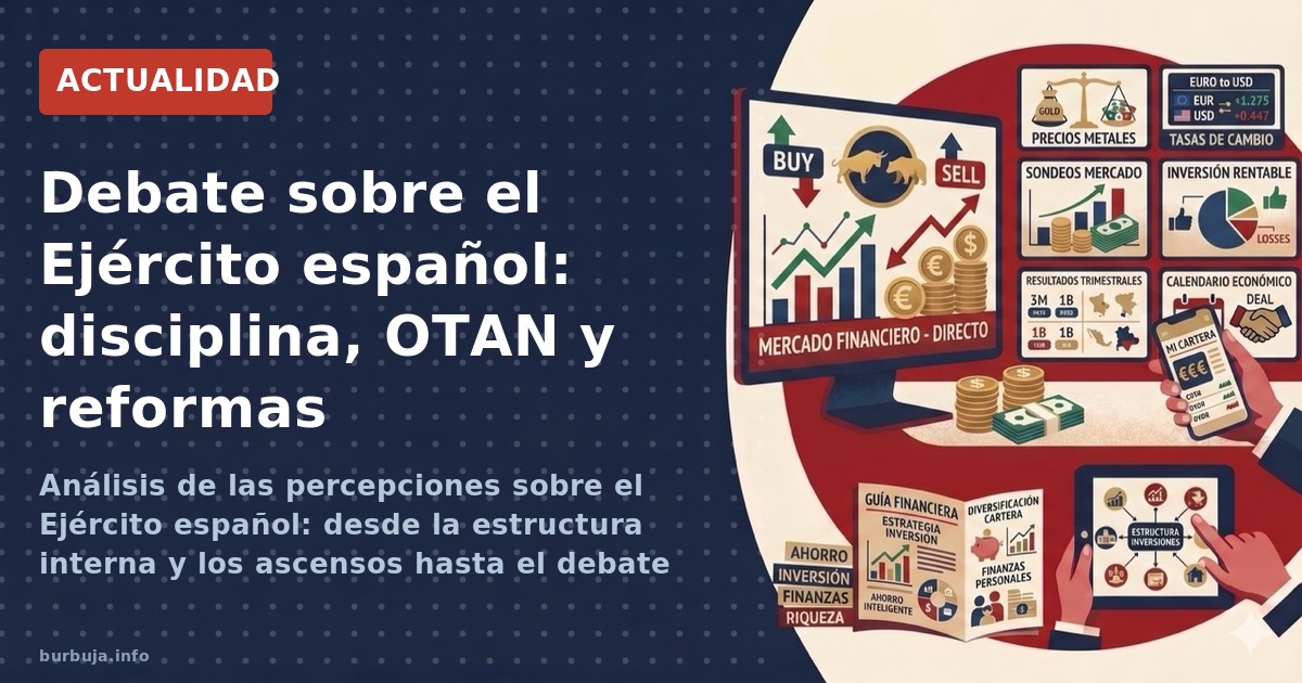 Análisis de las percepciones sobre el Ejército español: desde la estructura interna y los ascensos hasta el debate crítico so