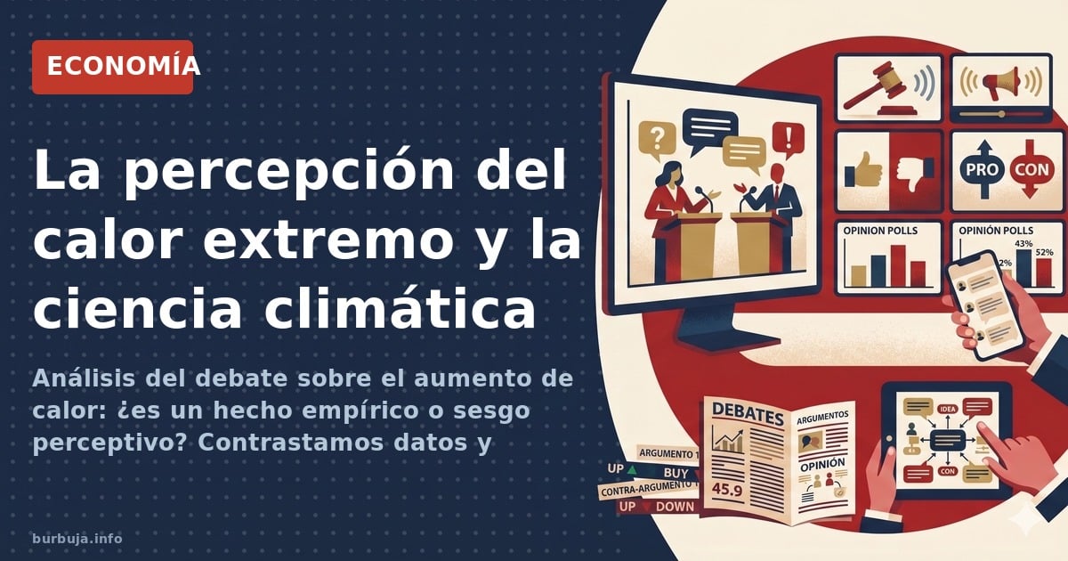 La percepción del calor extremo y la ciencia climática