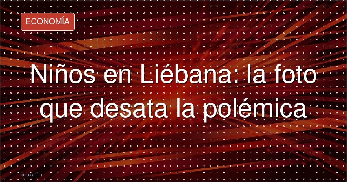 Niños en Liébana: la foto que desata la polémica