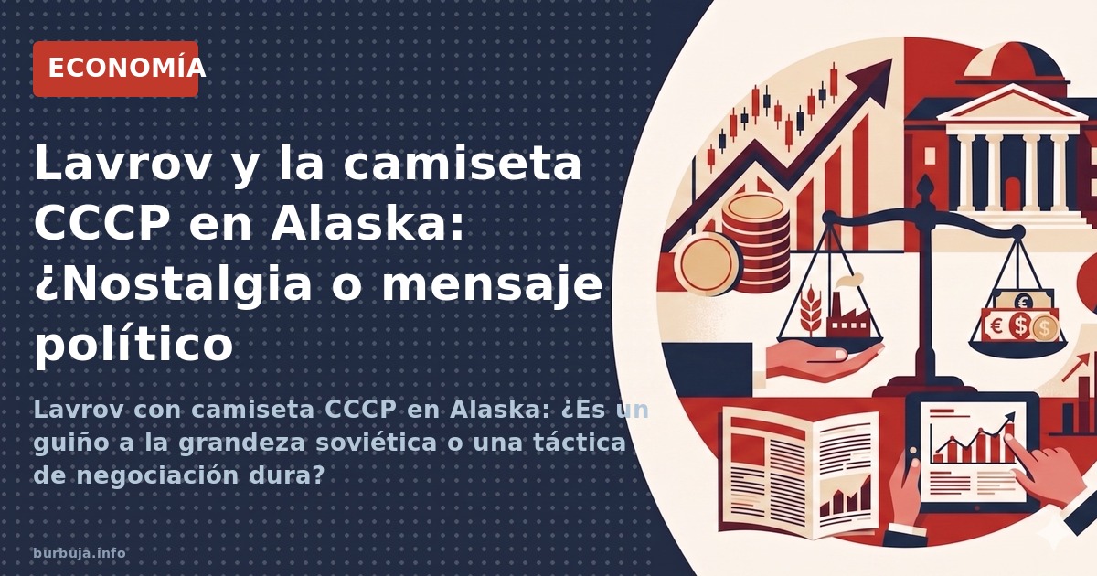 Lavrov con camiseta CCCP en Alaska: ¿Es un guiño a la grandeza soviética o una táctica de negociación dura?