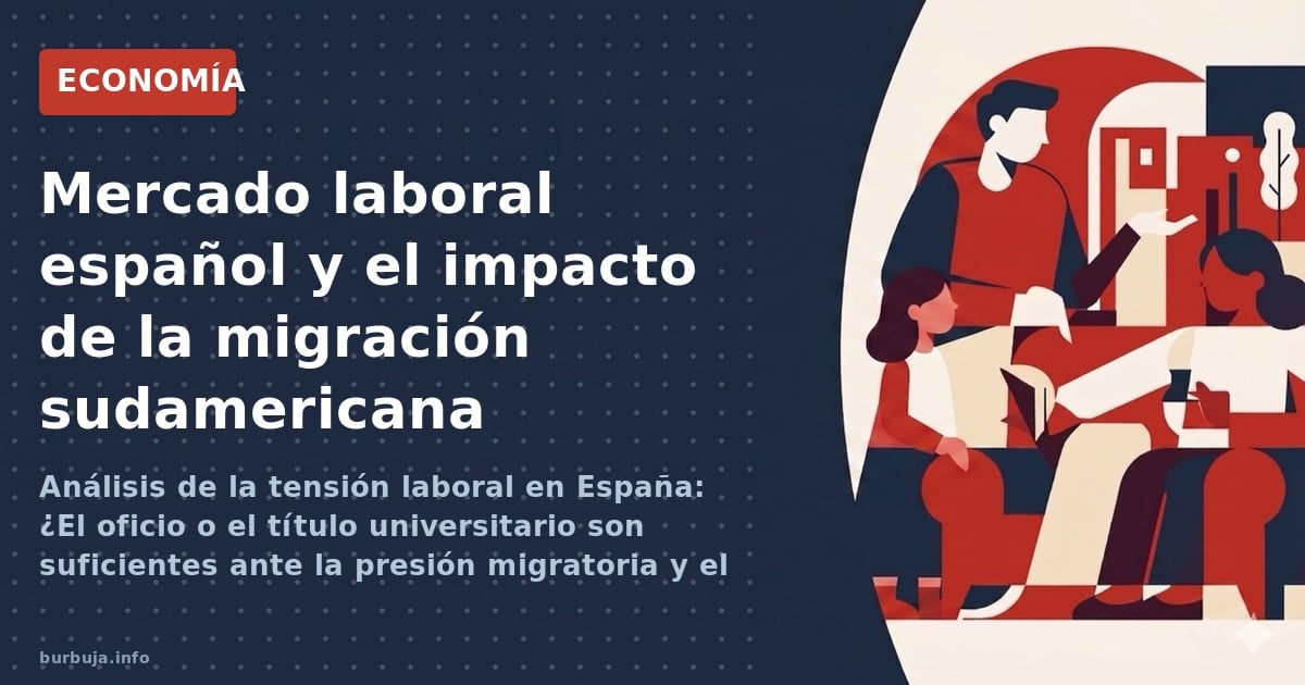 Análisis de la tensión laboral en España: ¿El oficio o el título universitario son suficientes ante la presión migratoria y e