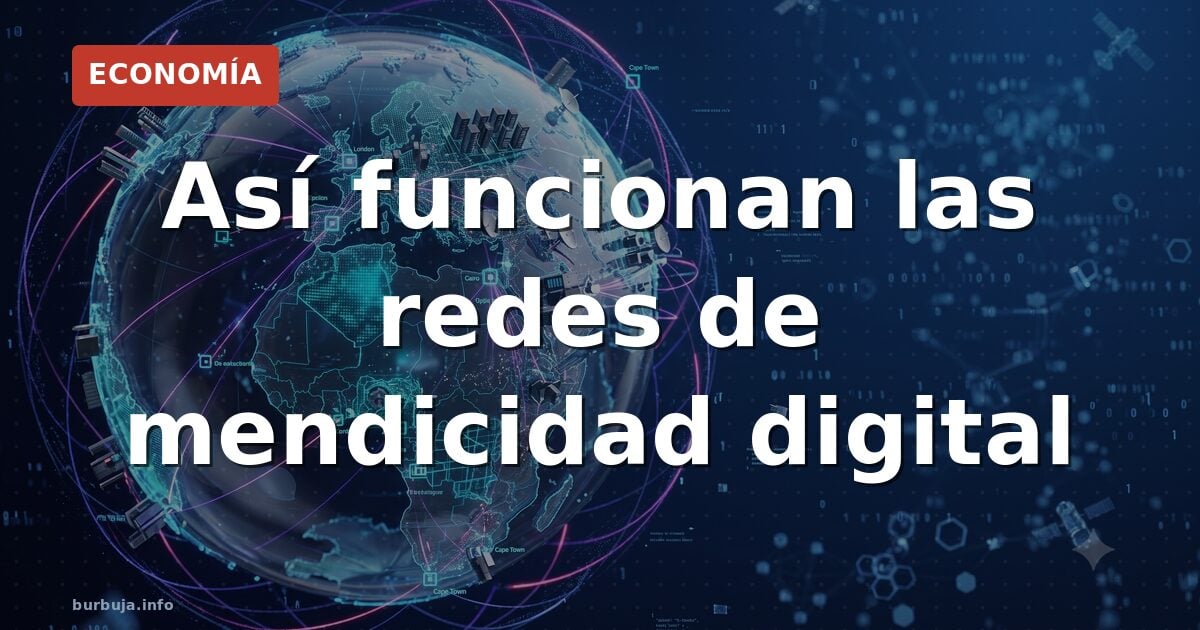 Así funcionan las redes de mendicidad digital
