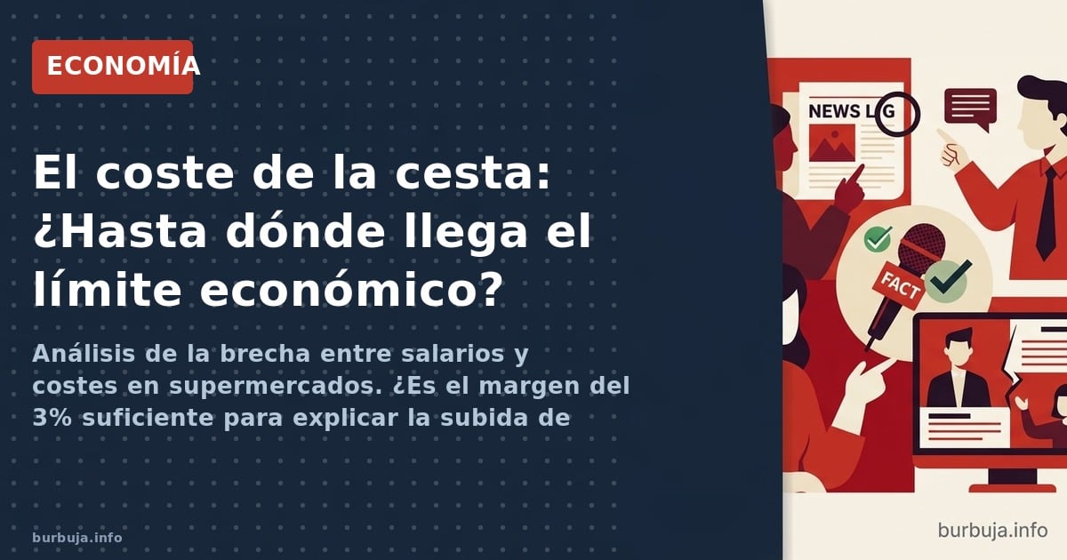 Análisis de la brecha entre salarios y costes en supermercados. ¿Es el margen del 3% suficiente para explicar la subida de pr