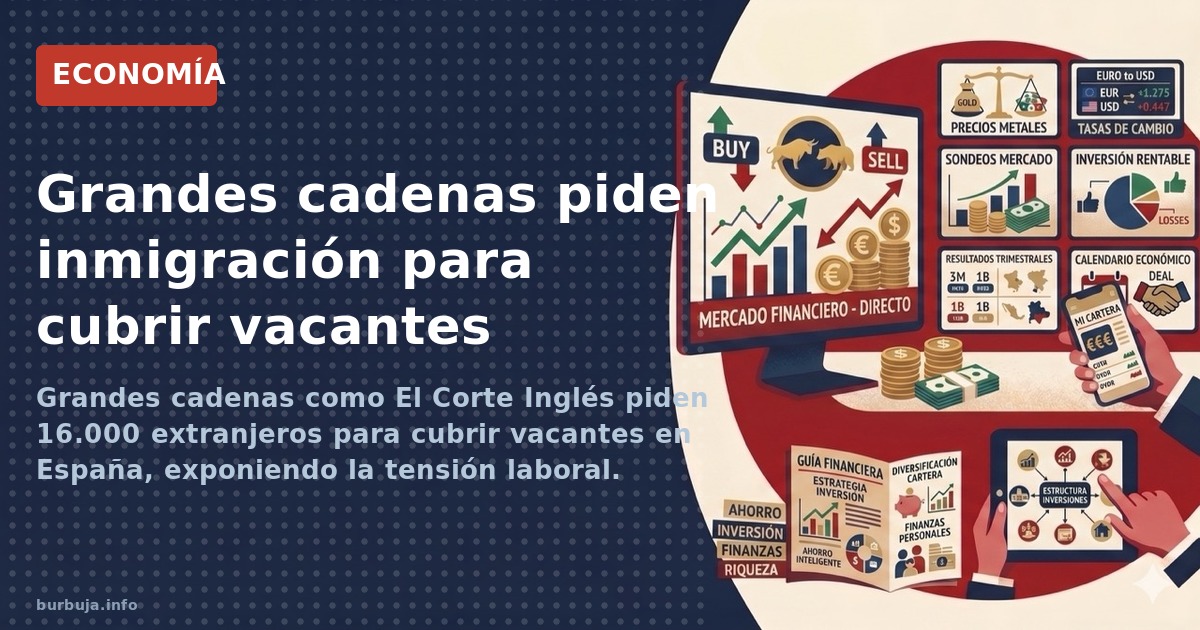 16.000 extranjeros para el gran comercio: ¿crisis real o excusa salarial?