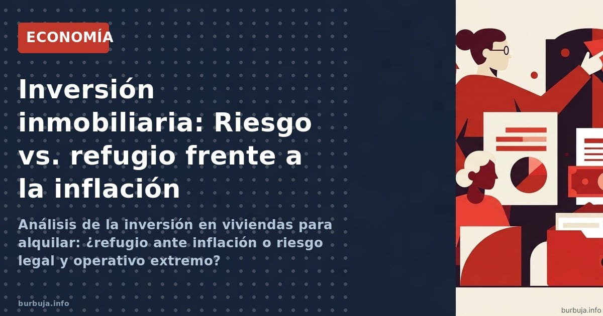 Análisis de la inversión en viviendas para alquilar: ¿refugio ante inflación o riesgo legal y operativo extremo?