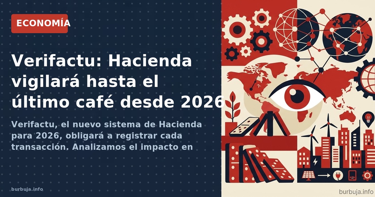 Verifactu, el nuevo sistema de Hacienda para 2026, obligará a registrar cada transacción. Analizamos el impacto en pymes, aut