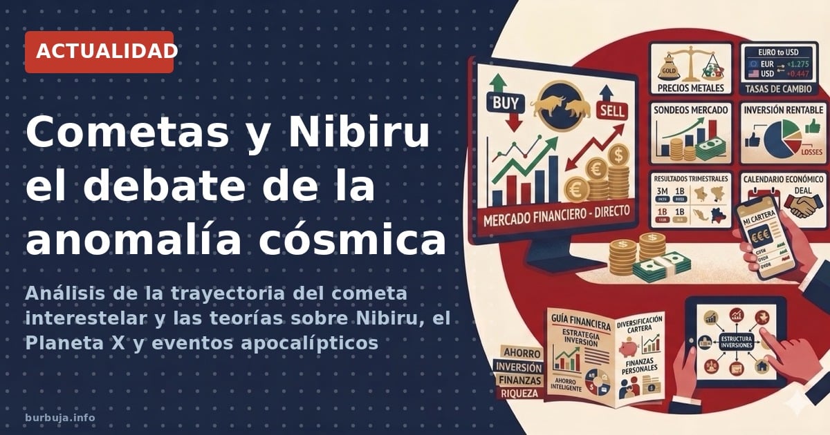 Análisis de la trayectoria del cometa interestelar y las teorías sobre Nibiru, el Planeta X y eventos apocalípticos