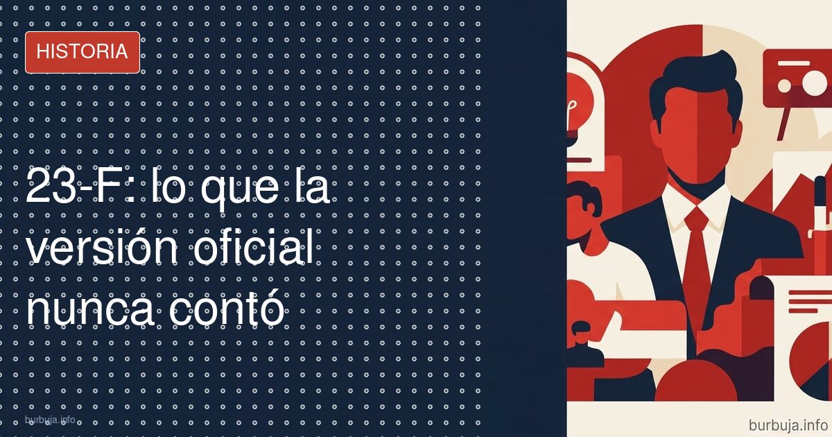 23-F: lo que la versión oficial nunca contó