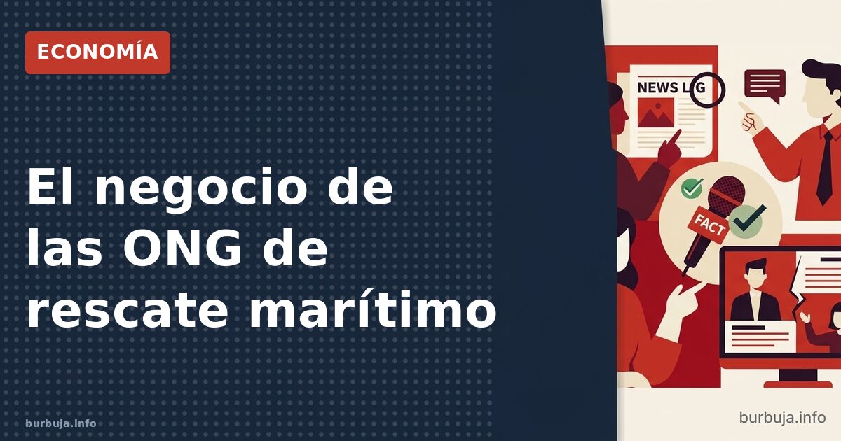 El negocio de las ONG de rescate marítimo