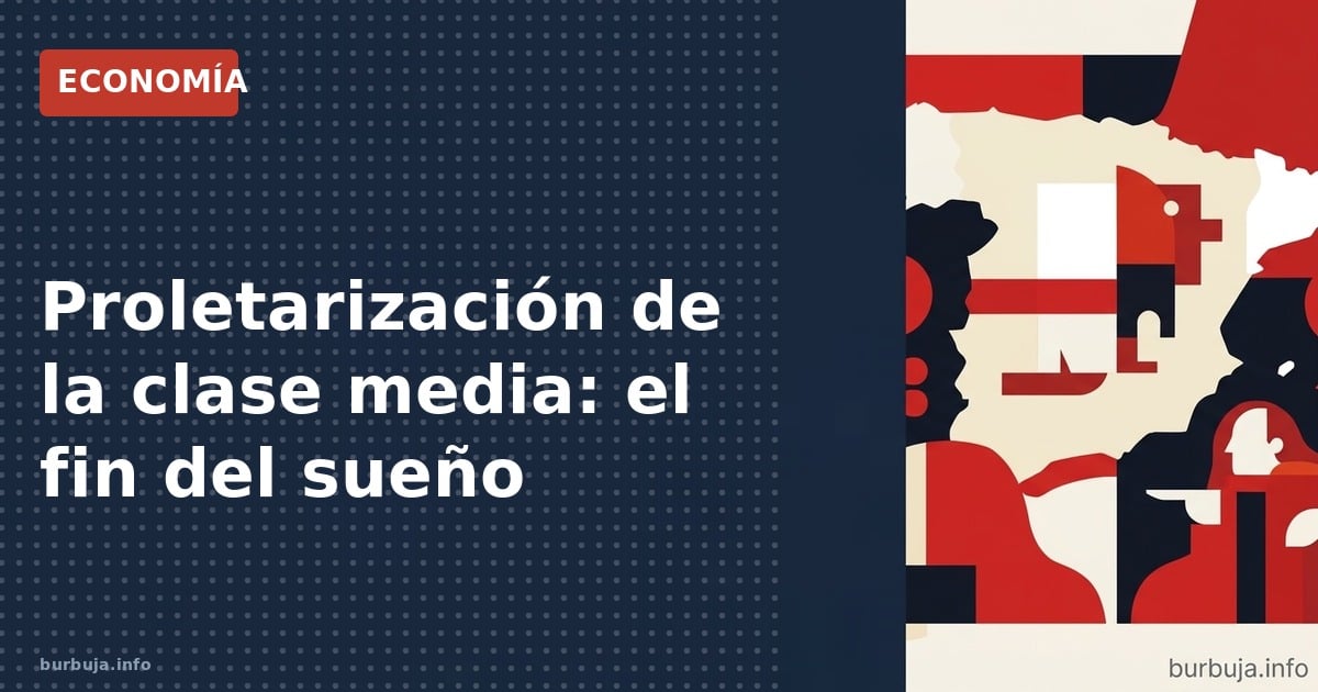 Proletarización de la clase media: el fin del sueño